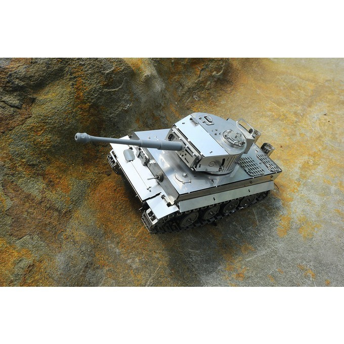 Kit Puzzle Mecanic 3D din metal, Time For Machine, Model radiocontrolat, Tank Tiger-I [3]