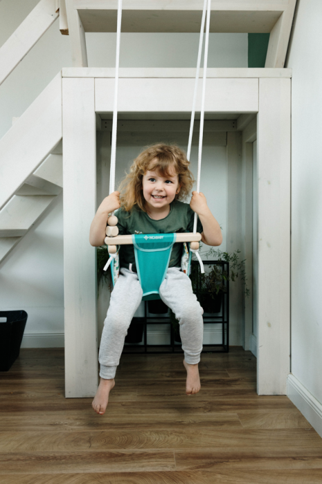 Leagan multifunctional pentru junior, 1-5 ani (30 kg), testat TÜV Rheinland, Grey Stars [10]