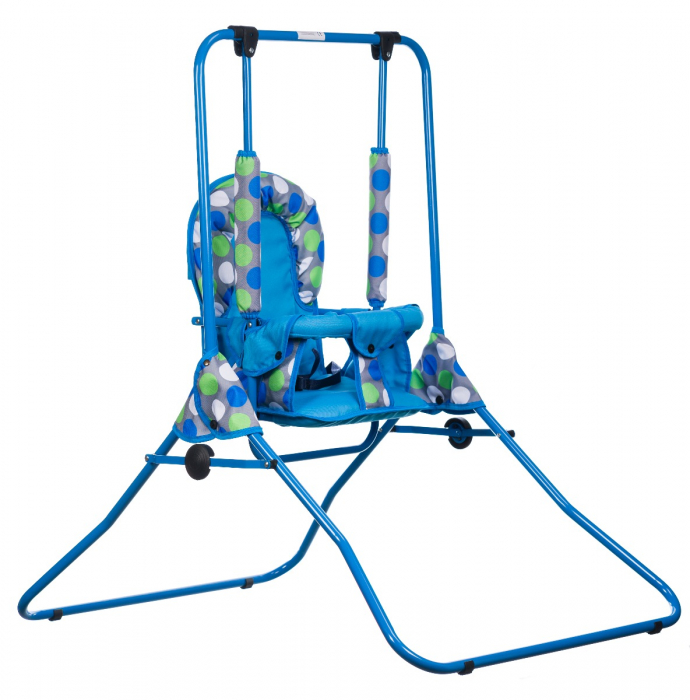 Leagan pentru copii, Top Kids, pentru interior si exterior, Blue Dots [3]