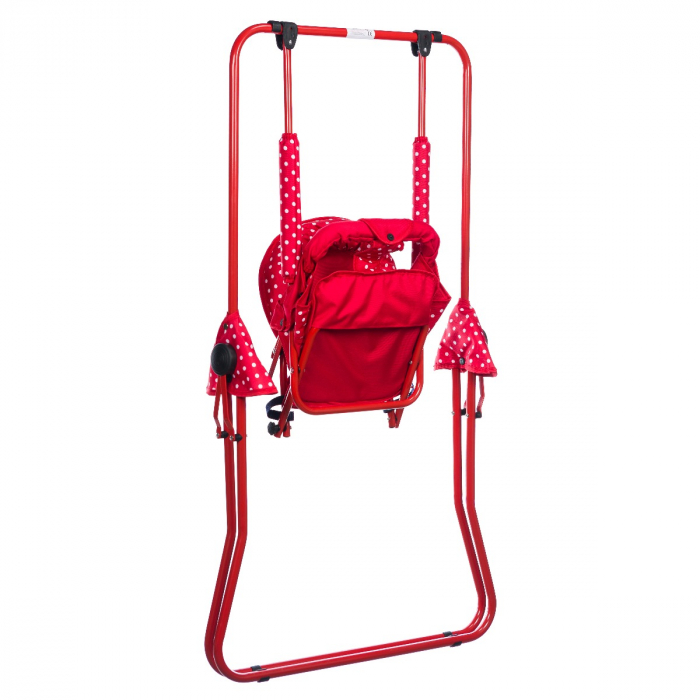 Leagan pentru copii, Top Kids, pentru interior si exterior, Red Mini [4]