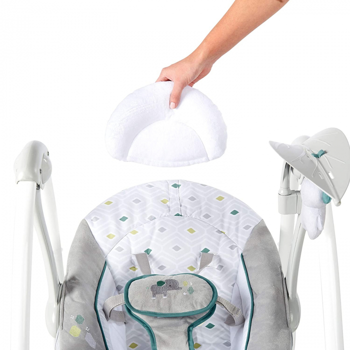 Leagan portabil ConvertMe Swing 2 Seat Battery-Saver, Nash [6]
