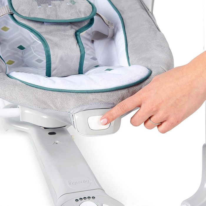 Leagan portabil ConvertMe Swing 2 Seat Battery-Saver, Nash [7]
