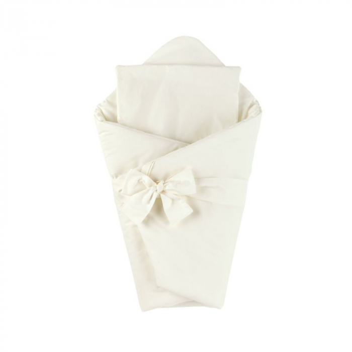 Lenjerie de pat pentru patut 2 in 1 ecru [2]