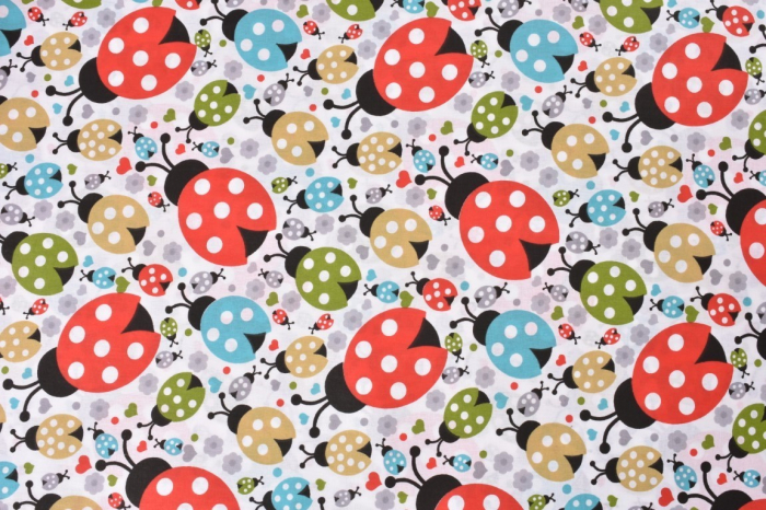 Lenjerie patut gradinita 5 piese 127X55 CM  Ladybug [2]