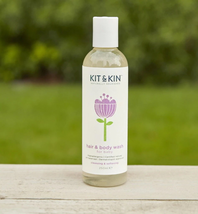 SAMPON SI GEL DE DUS PENTRU COPII KIT&KIN 250ML [3]