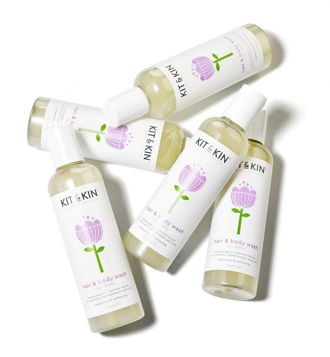 SAMPON SI GEL DE DUS PENTRU COPII KIT&KIN 250ML [4]