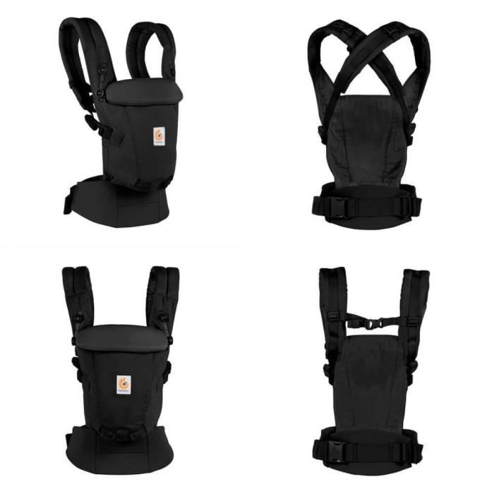Marsupiu Adapt Soft Touch Cotton Onix Black [3]