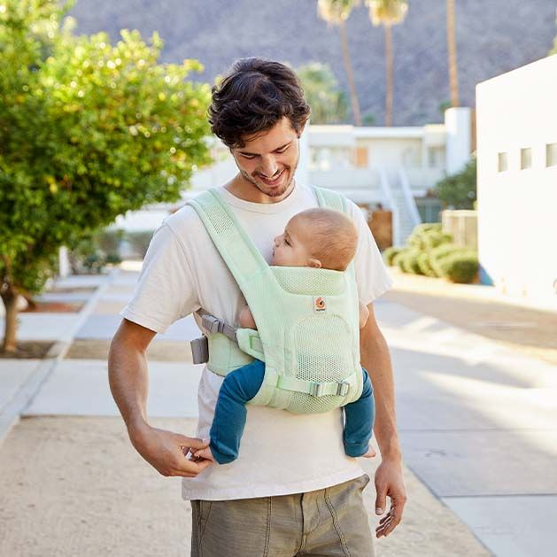 Marsupiu Ergobaby  Aerloom Luminos Mint [4]