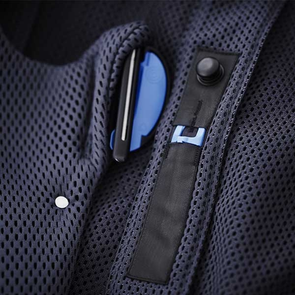 Marsupiu anatomic Mini, cu pozitii multiple de purtare Anthracite, 3D Mesh [13]