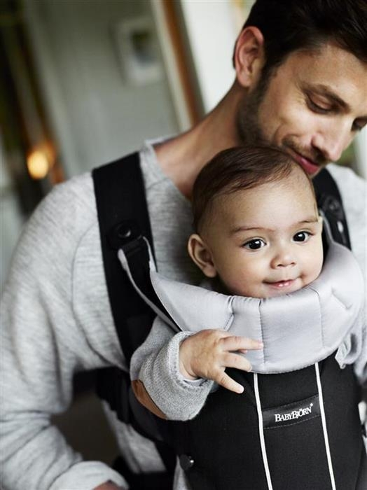  Marsupiu Anatomic Miracle Black-silver, cu pozitii multiple de purtare [4]