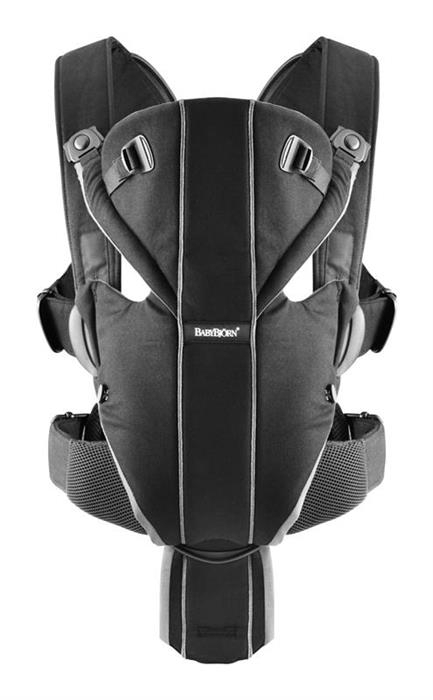  Marsupiu Anatomic Miracle Black-silver, cu pozitii multiple de purtare [5]