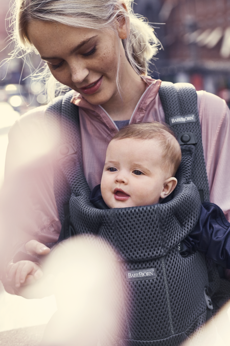 Marsupiu anatomic BabyBjorn Move, Antracit 3D Mesh [4]