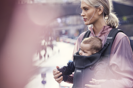 Marsupiu anatomic BabyBjorn Move, Antracit 3D Mesh [3]