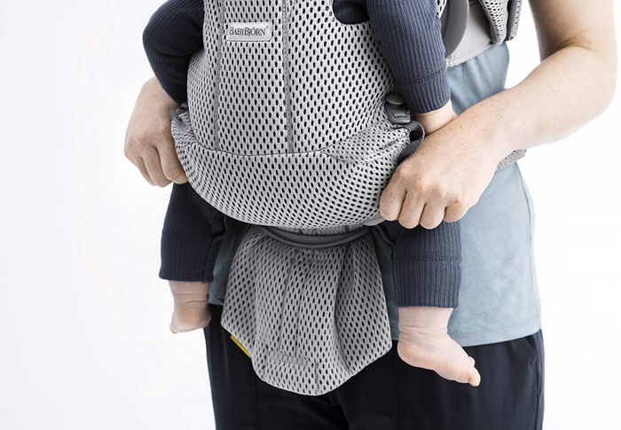 Marsupiu anatomic BabyBjorn  Move, Grey, 3D Mesh [2]