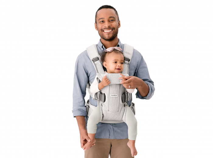 Marsupiu anatomic One Air Greige, 3D Mesh [4]