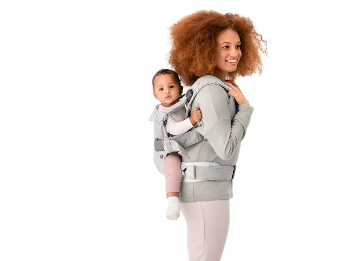 Marsupiu anatomic One Air Greige, 3D Mesh [3]