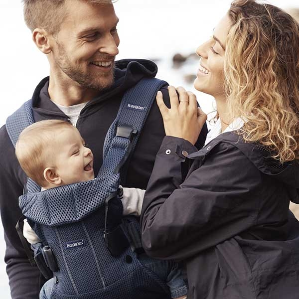 Marsupiu anatomic One Air Navy Blue, 3D Mesh [5]