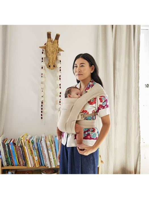 Marsupiu  Ergobaby Embrace Soft Air Mesh Cream [4]
