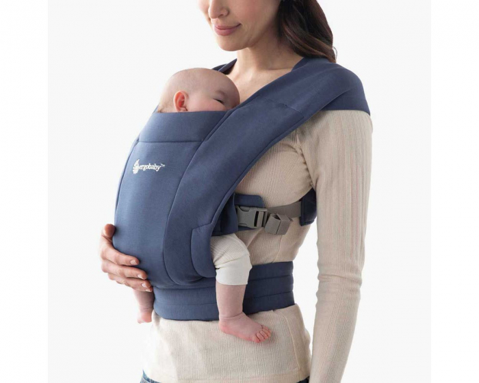 Marsupiu Ergobaby Embrace Soft Navy [6]