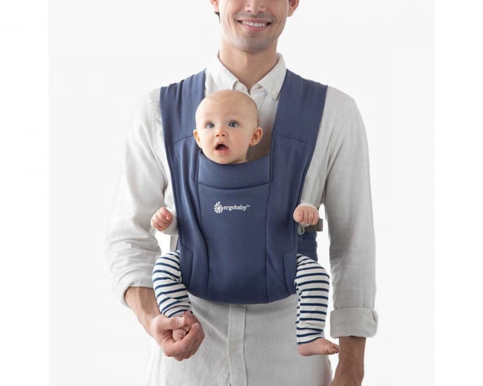 Marsupiu Ergobaby Embrace Soft Navy [5]