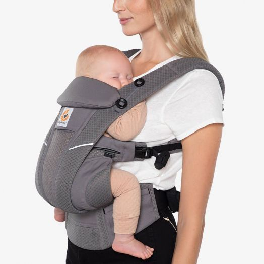 Marsupiu Ergobaby OMNI Breeze Graphite Grey [2]