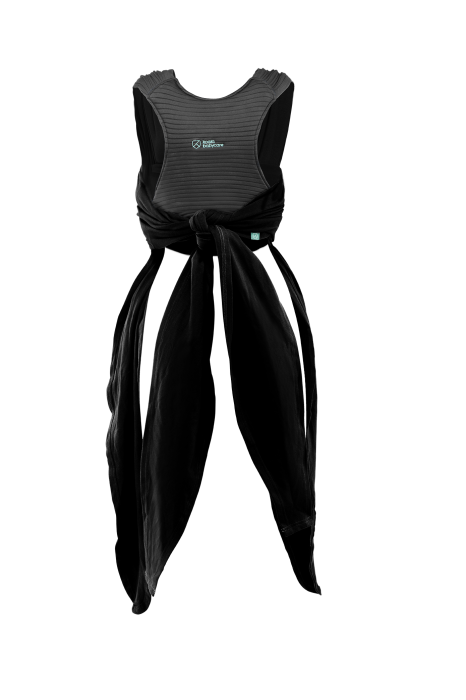 Marsupiu ergonomic pentru bebeluși, Koala Cuddle Band 2, Black [2]