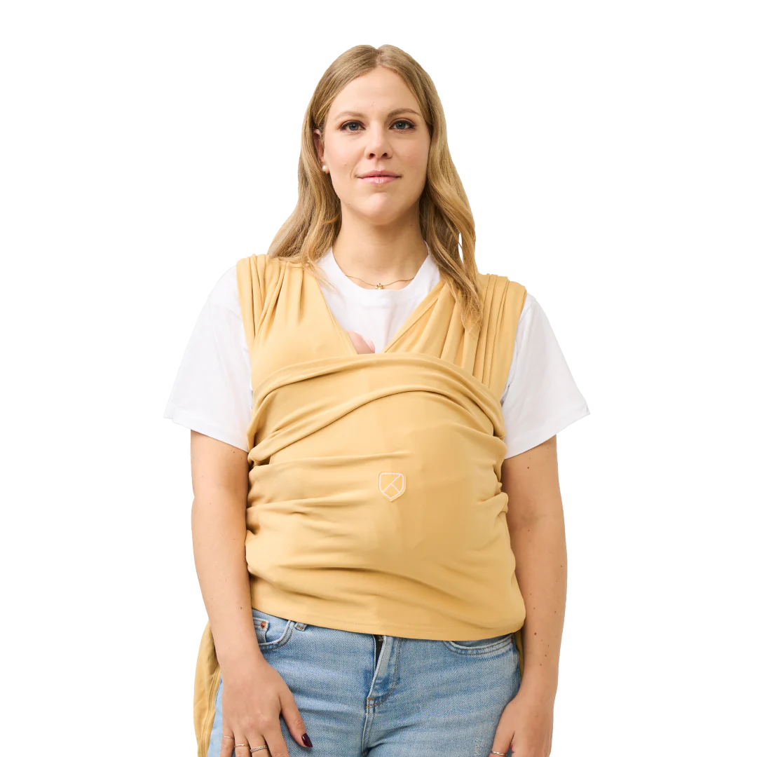 Marsupiu ergonomic pentru bebeluși, Koala Cuddle Band 2, Mustard [2]