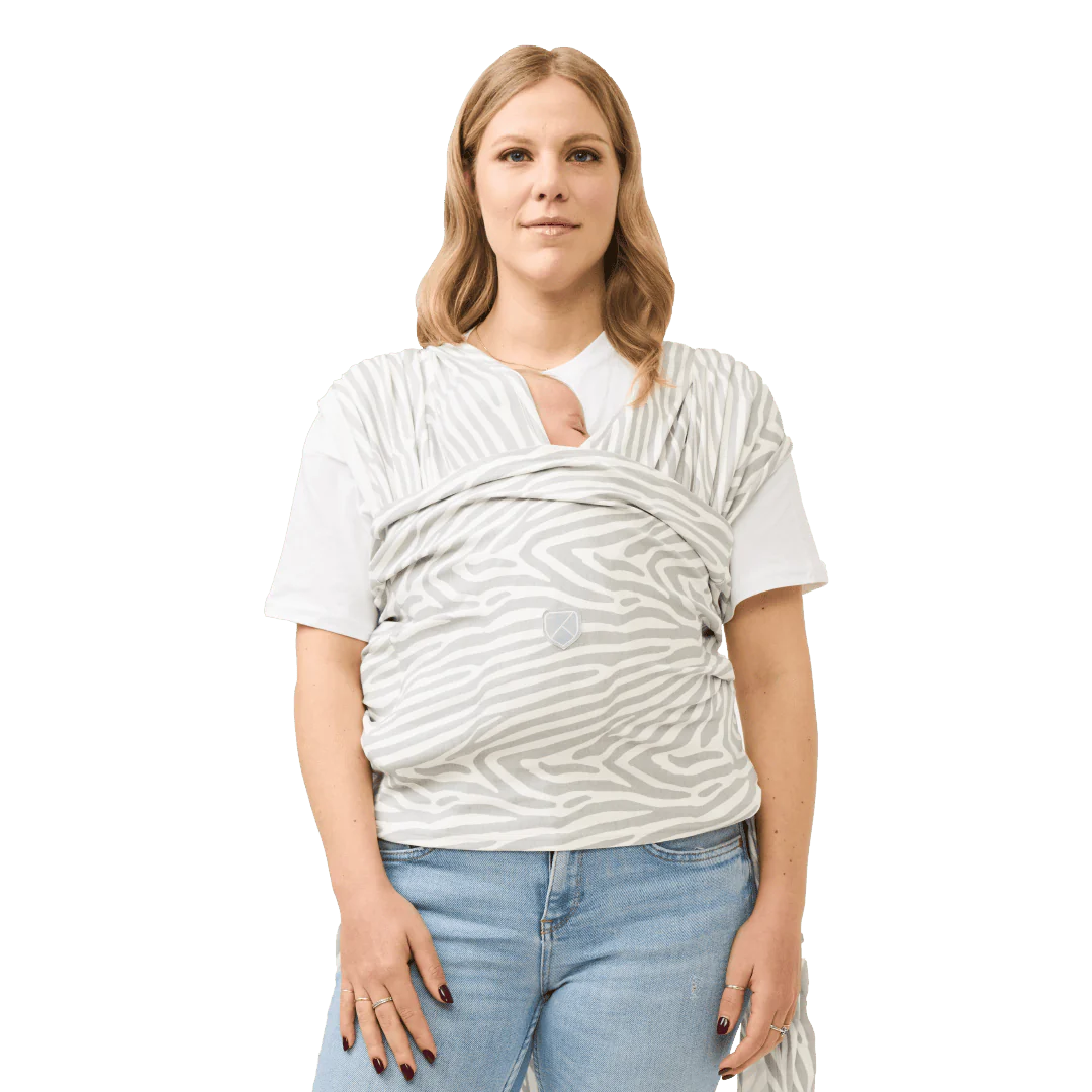 Marsupiu ergonomic pentru bebeluși, Koala Cuddle Band 2, Tiger White Grey [2]
