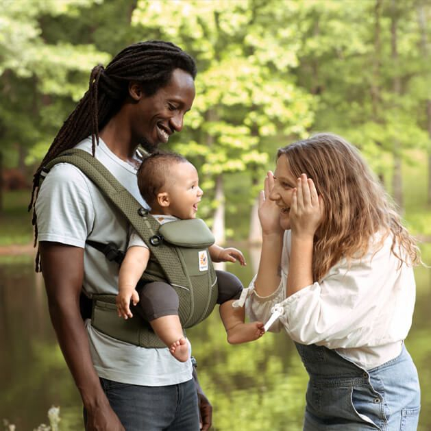 Marsupiu  Ergobaby OMNI Breeze Olive [3]