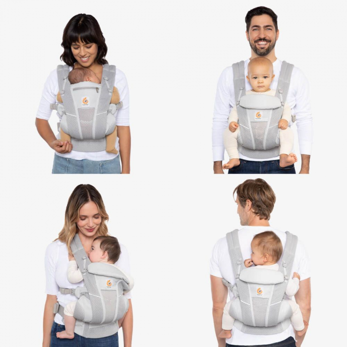 Marsupiu  Ergobaby OMNI Breeze Onyx Black [6]