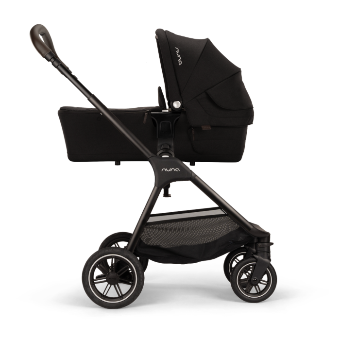 Nuna - Carucior 4 in 1 compact  TRIV next cu landou si scoica cu baza inclusa Arra Flex Caviar [7]