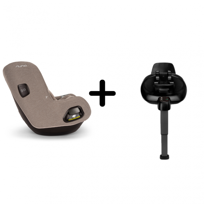 Nuna - Set Scaun auto rotativ i-Size TODL next cedar, 40-105 cm + Baza isofix BASE next i-Size pentru TODL next, testat ADAC de la nastere la 4 ani [4]