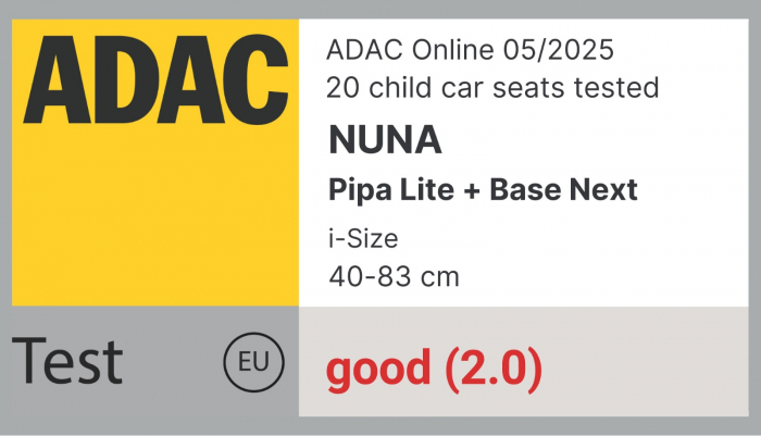 Nuna - Set scoica auto i-Size PIPA Lite Caviar R129 + Baza isofix BASE next i-Size pentru PIPA Lite [3]