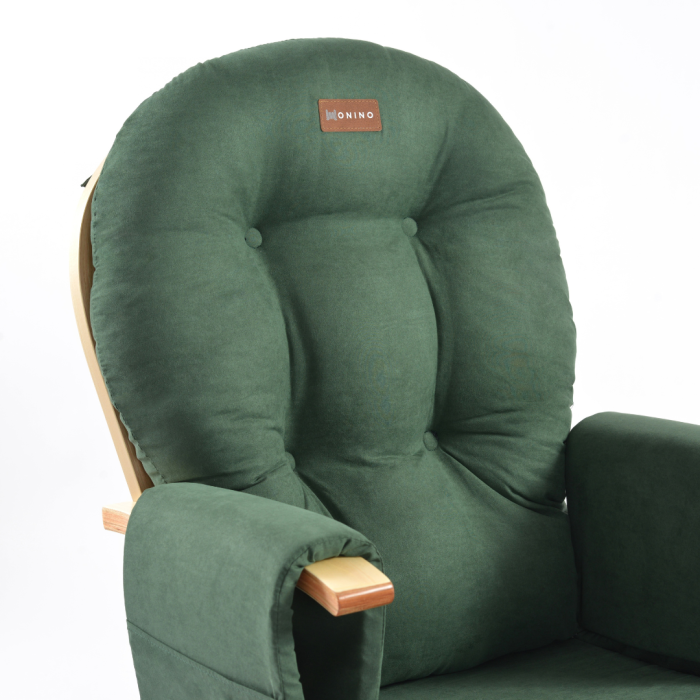 ONINO - Fotoliu reglabil pentru alaptare, cu suport de picioare inclus, CALM.me, Sapphire Green [5]
