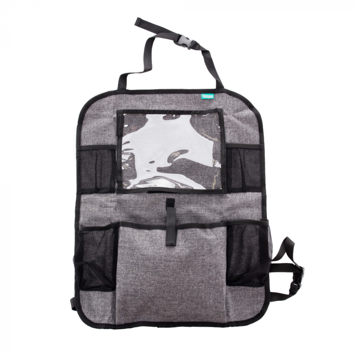 Organizator multifunctional pentru scaun auto Grey [1]