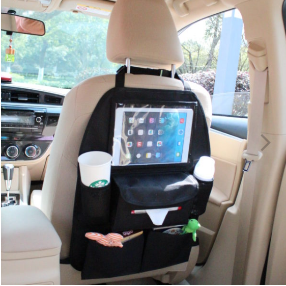 Organizator pentru scaun auto cu suport de tableta si diverse accesorii [2]