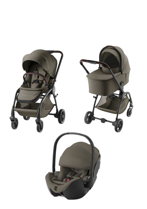 Pachet cărucior pentru copii, 3  în 1, Britax Römer Rio, Urban Olive [1]