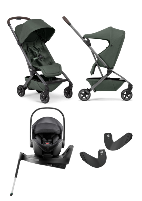 Pachet cărucior pentru copii, 4 în 1, Joolz Aer2, Forest Green [1]