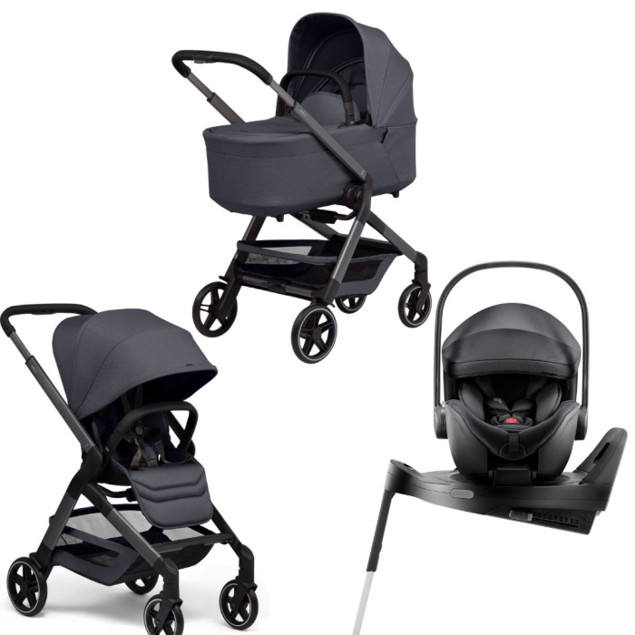 Pachet cărucior pentru copii, 5 în 1, Joolz, Hub2, Stone Grey [1]
