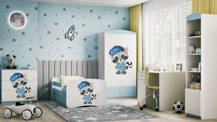 Patut pentru copii cu saltea si  sertar BabyDreens -Raton [3]