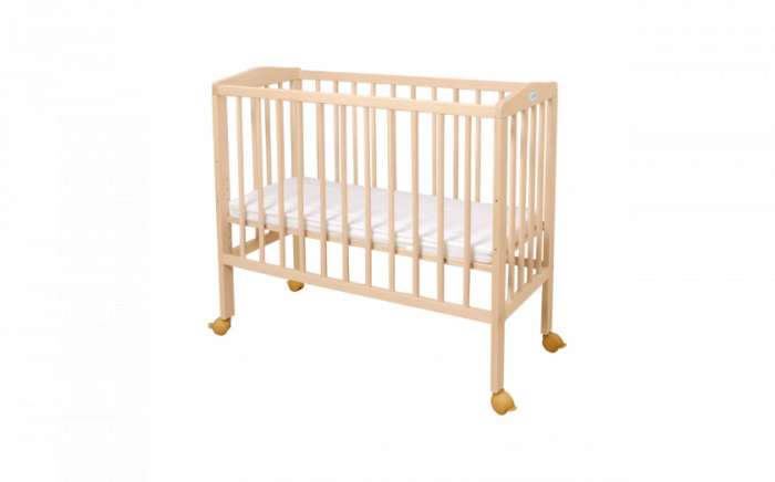 Pat cosleeper din lemn de fag 2 in 1 saltea NATURAL [2]