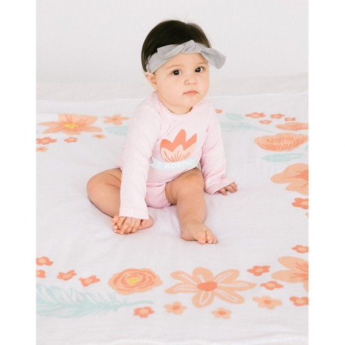 Paturica aniversara bebelusi model floral [3]