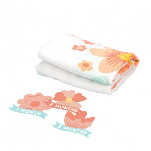 Paturica aniversara bebelusi model floral [5]