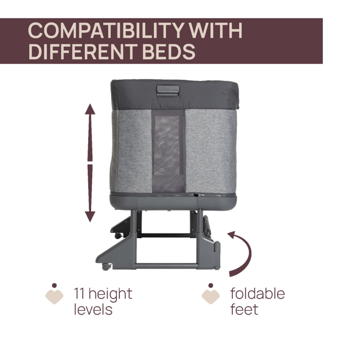 Patut atasabil Chicco Next 2 Me Forever, 3 in 1, Rice (Gri), 0luni+ [5]