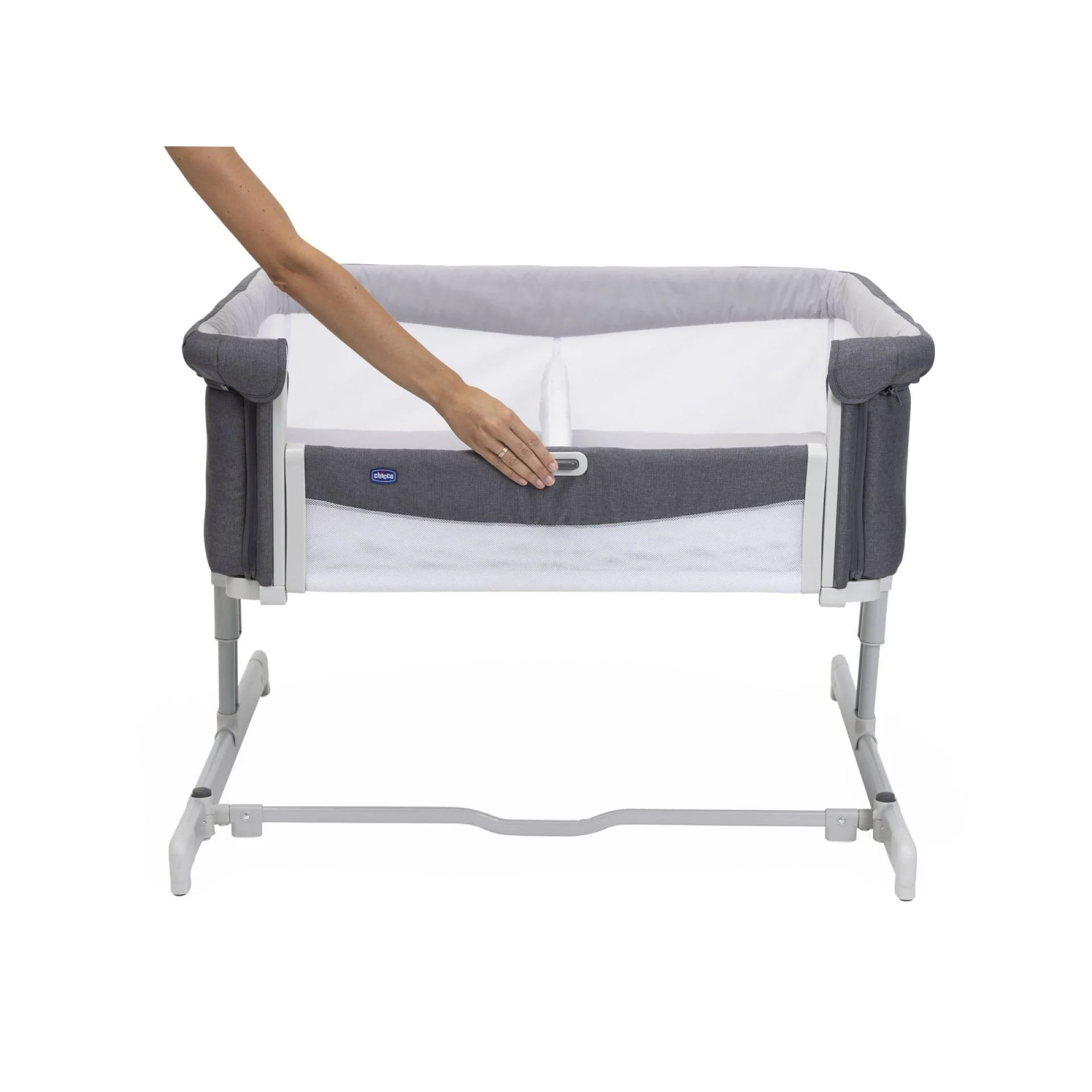 Patut atasabil pentru gemeni Chicco Next 2 Me Twins, MagnetGrey (Gri), 0luni+ [7]