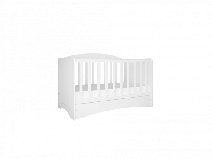 Patut copii din lemn  cu saltea 120x60 cm Little Princess [2]