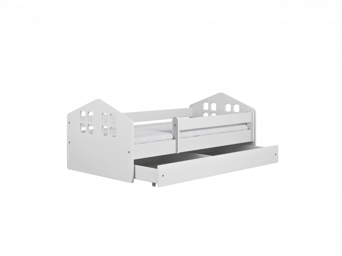 Patut copii 3 ani + 140 x 80, cu sertar depozitare si saltea - Casper [3]