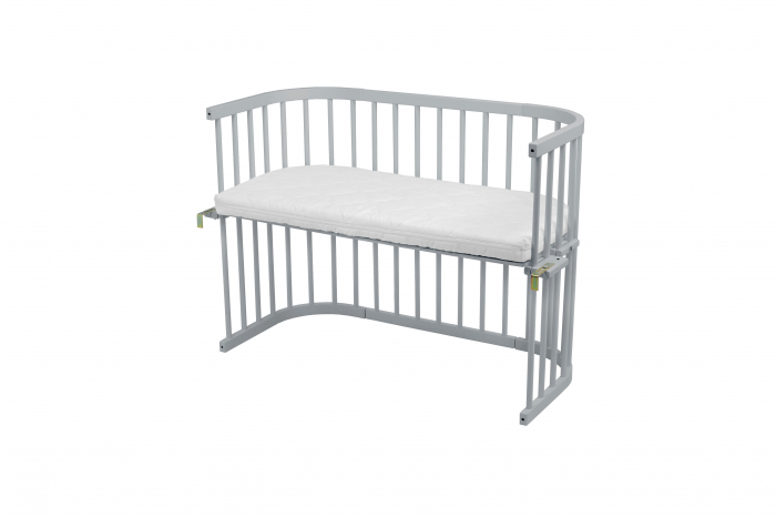 Patut din lemn masiv evolutiv 5 in 1 leagan-patut-birou-cosleeper-tarc de joaca - GREY [6]