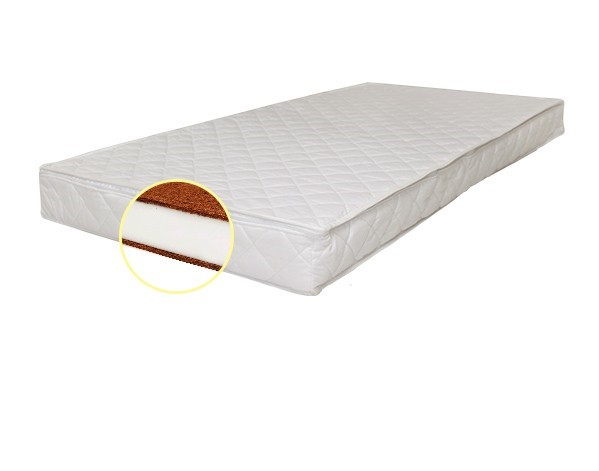Patut din lemn pentru bebe, cu  saltea  Dream 120x60 cm [5]
