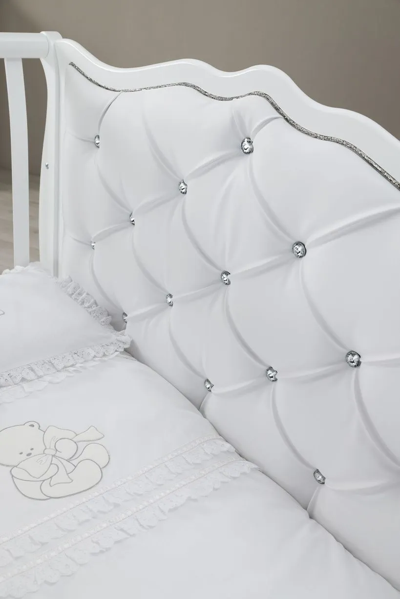 Pătuț Imperial clasic cu 1 laterala culisanta Azzurra Design [2]